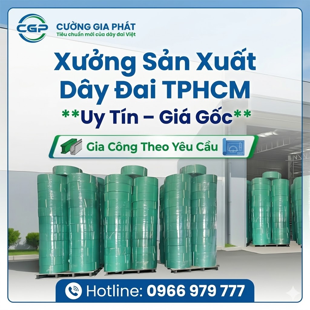 Xưởng Sản Xuất Dây Đai TPHCM | Dây Đai PET Giá Gốc